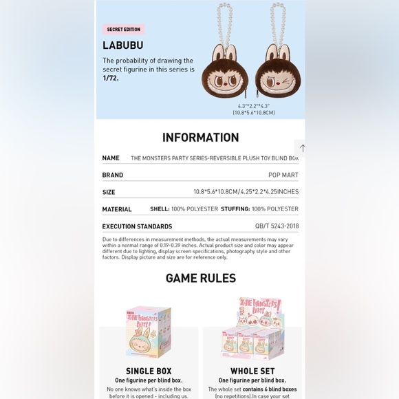 LABUBU The Monsters Party Series - Picture 3 of 3